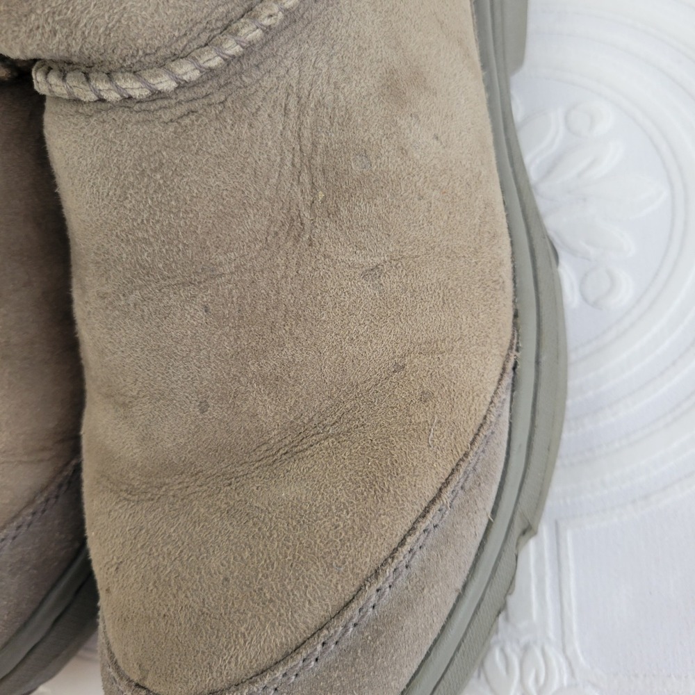 UGG Australia Ultimate Short 5275 Womens Boots Size 7‎ Gray Sheepskin - Picture 14 of 16